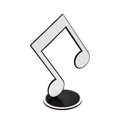  ماکت دکوری مدل نت موسیقی کد MD03D