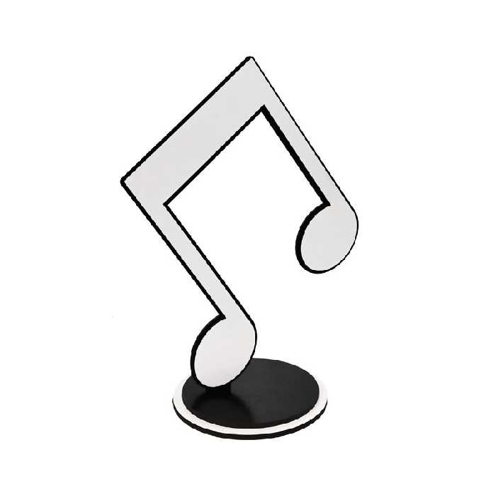  ماکت دکوری مدل نت موسیقی کد MD03D