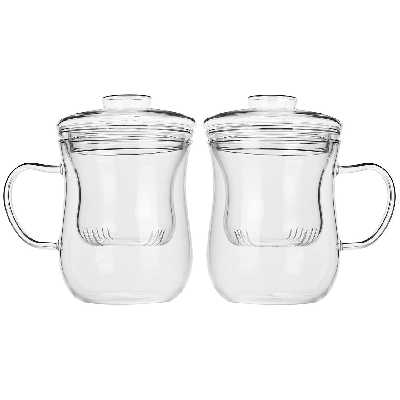 لیوان دمنوش ساز کد Mb68 بسته 2 عددی