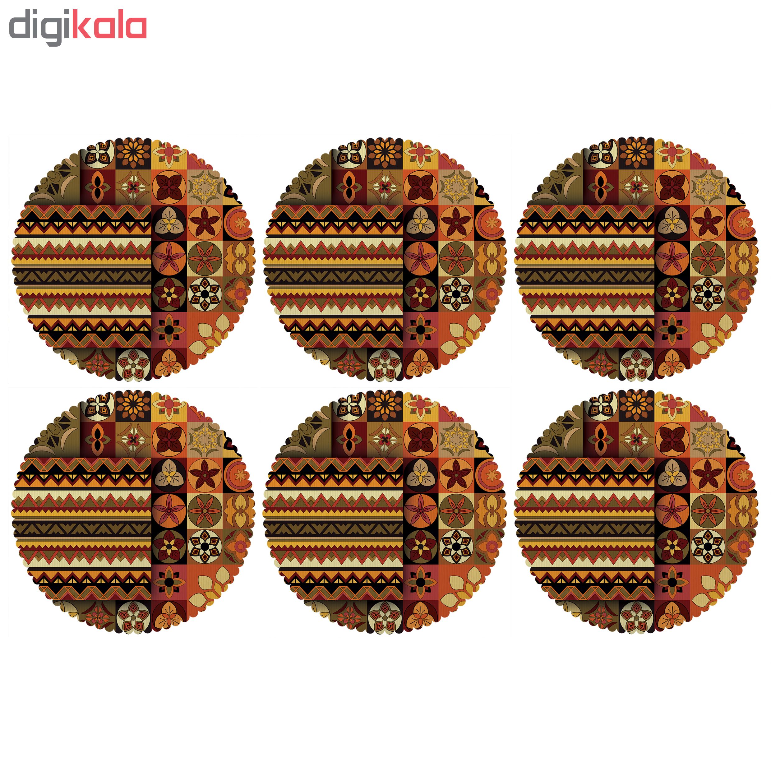 زیربشقابی مدل U2-42531 بسته 6 عددی