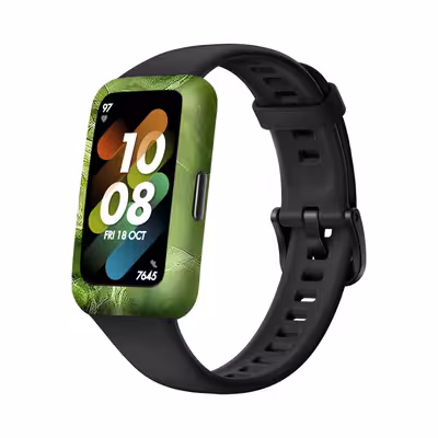 برچسب ماهوت طرح Green_Crystal_Marble مناسب برای ساعت هوشمند هوآوی Band 7