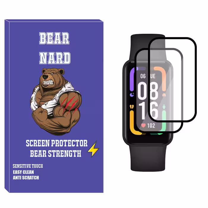 محافظ صفحه نمایش نانو برنارد مدل NBR مناسب برای ساعت هوشمند شیائومی Redmi Smart Band Pro بسته دو عددی
