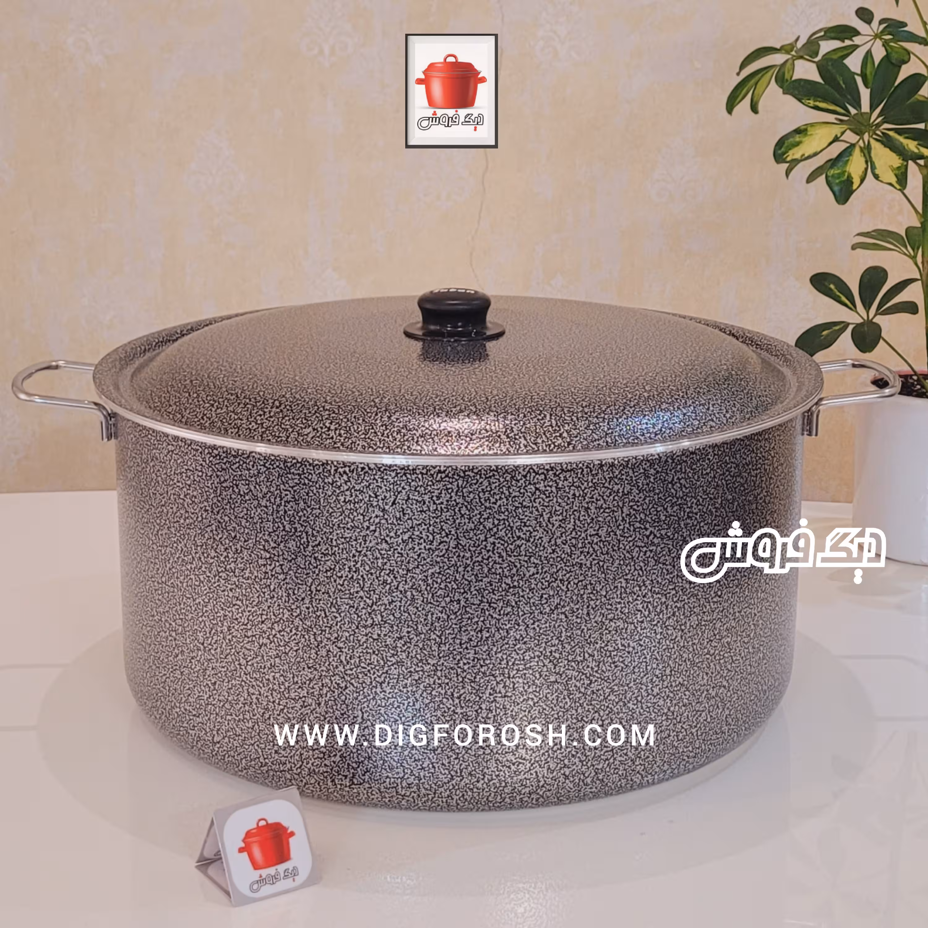 قابلمه تابان سایز 42 گرانیتی  باضمانت شرکتی
