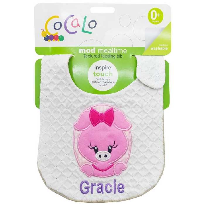 پیش بند نخی تکه دوزی طرح خوک کوکالو ‍Cocalo