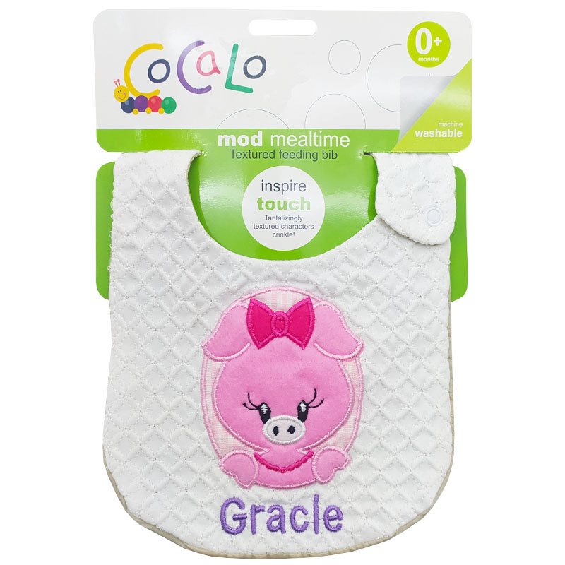 پیش بند نخی تکه دوزی طرح خوک کوکالو ‍Cocalo