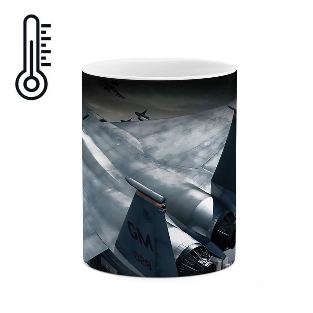 ماگ حرارتی طرح هواپیمای جنگنده مدل mgh00868