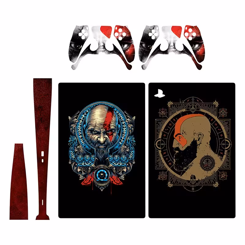 اسکین(برچسب)Playstation 5-مدل دیجیتال -طرح god of war -کد14-سفارشی