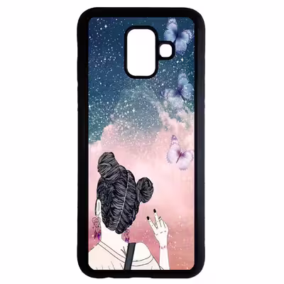 کاور طرح دخترانه کد 9534 مناسب برای گوشی موبایل سامسونگ galaxy j6 2018