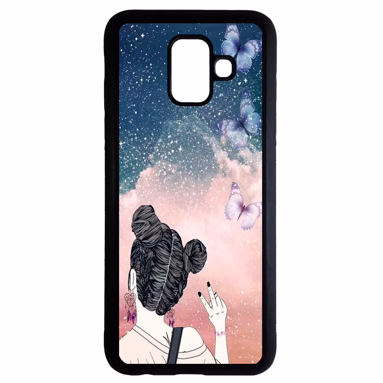 کاور طرح دخترانه کد 9534 مناسب برای گوشی موبایل سامسونگ galaxy j6 2018