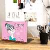 استیکر لپ تاپ توییجین و موییجین طرح Girl کد 41 به همراه برچسب حروف فارسی کیبورد مناسب برای لپ تاپ 15.6 اینچ