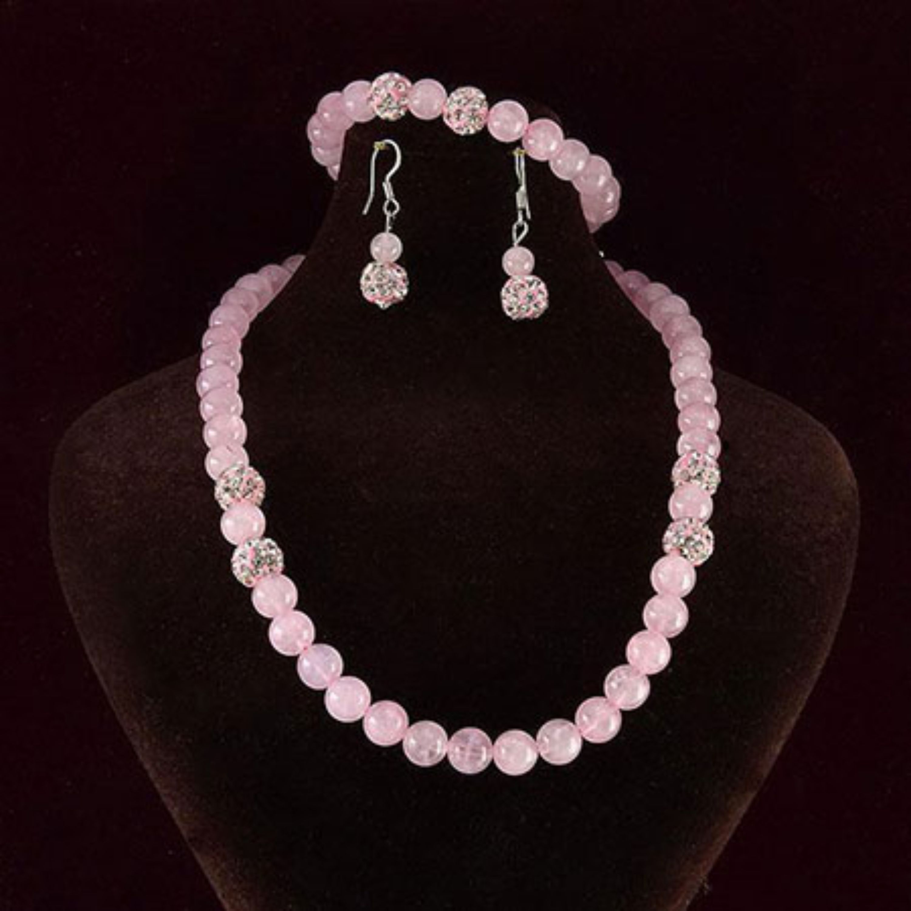 ست سنگ رزکوارتز کد 124