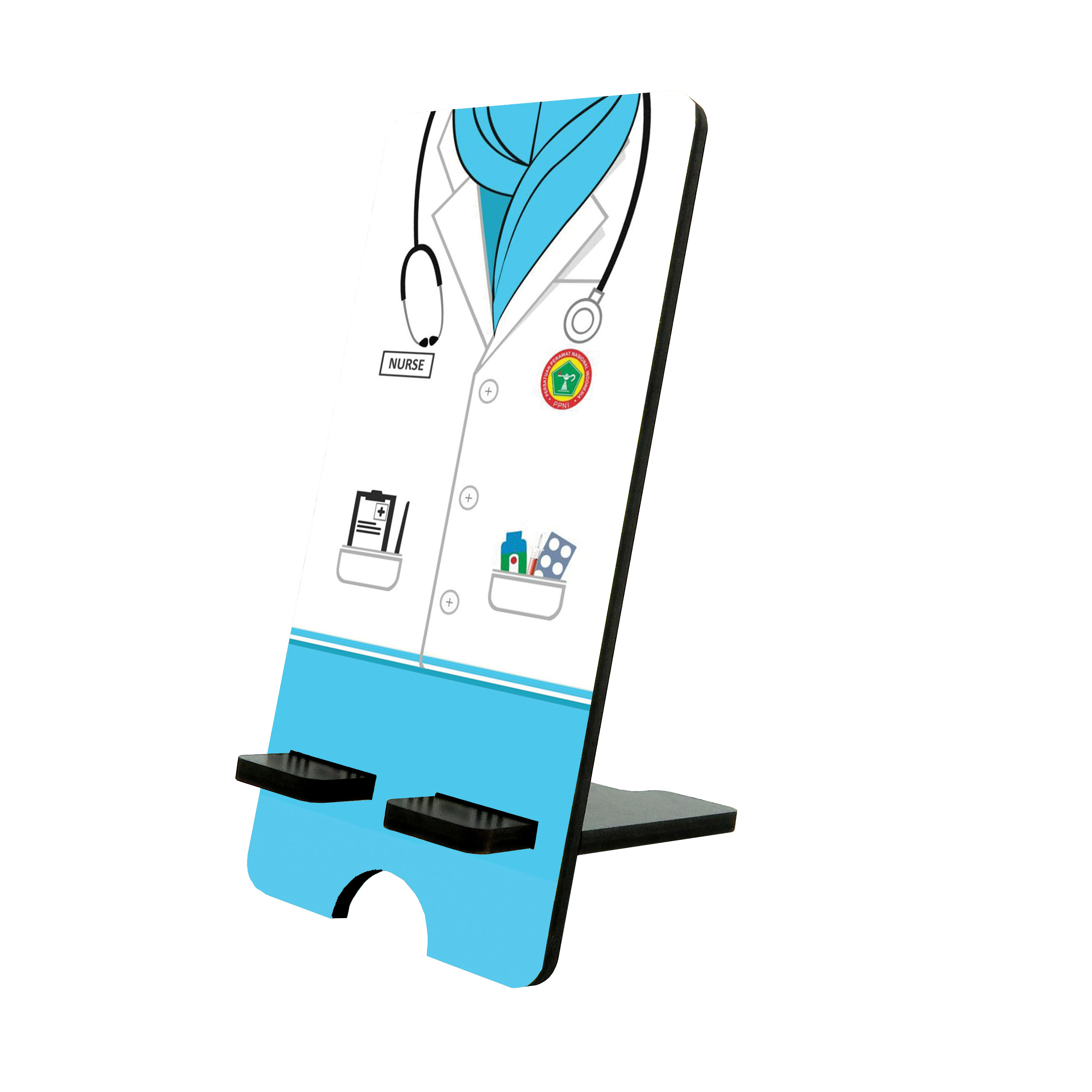 پایه نگهدارنده گوشی موبایل و تبلت طرح پزشک و پرستار کد 6398870