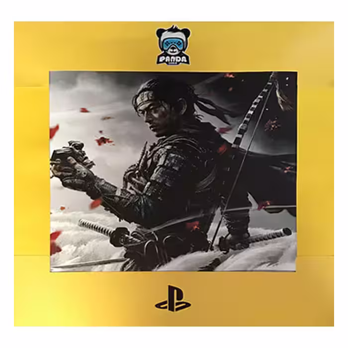 برچسب پلی استیشن ۴ پرو پاندا مدل ghost of tsushima