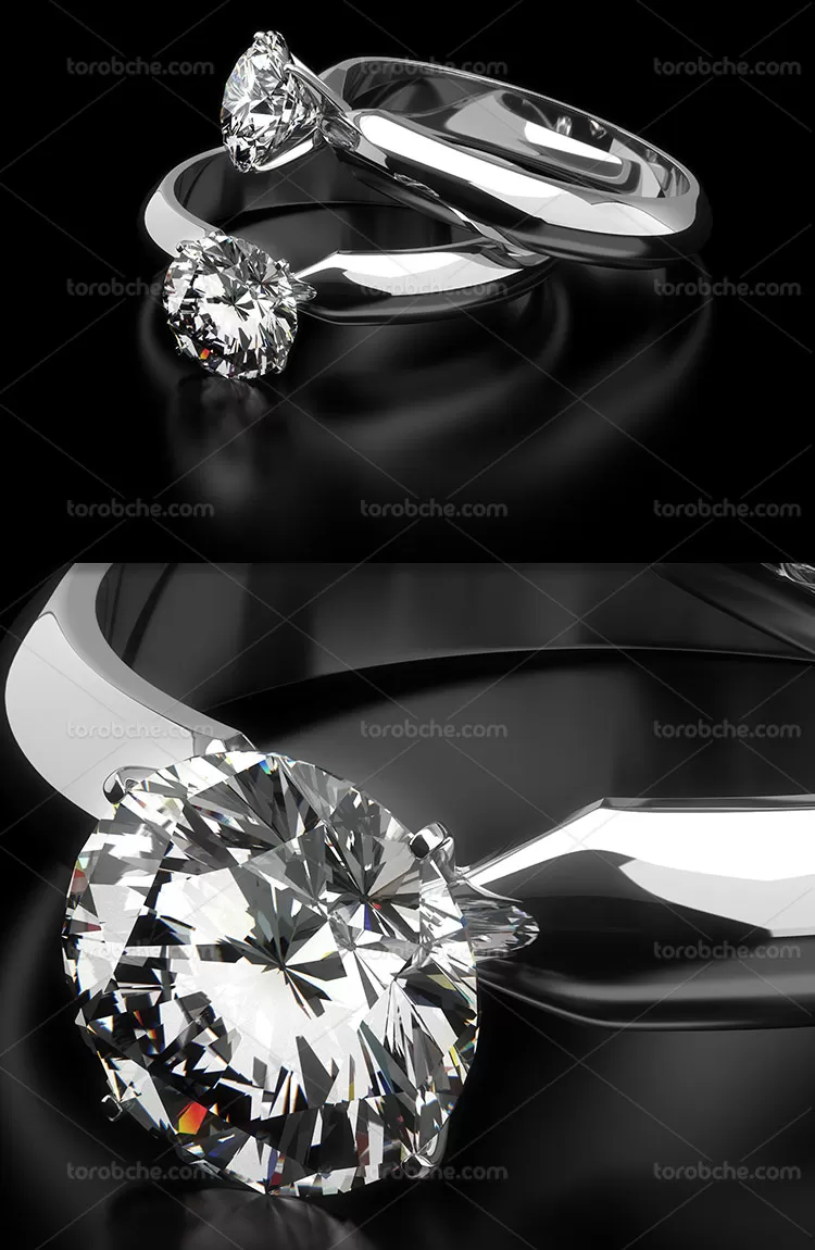 عکس با کیفیت حلقه نامزدی | گرافیک با طعم تربچه