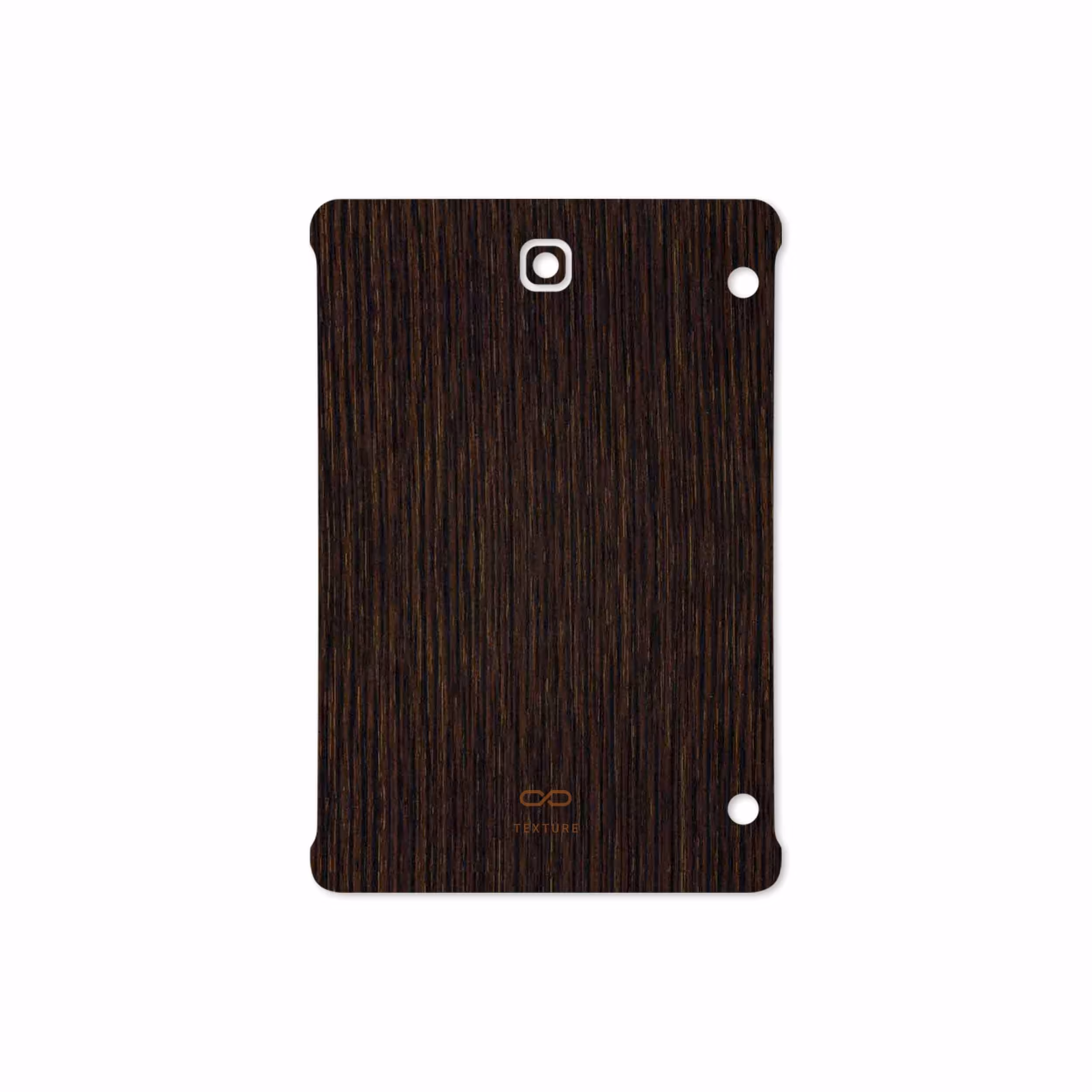 برچسب پوششی ماهوت مدل Dark-Gold-Stripes-Wood مناسب برای تبلت سامسونگ Galaxy Tab S2 8.0 2015 T715