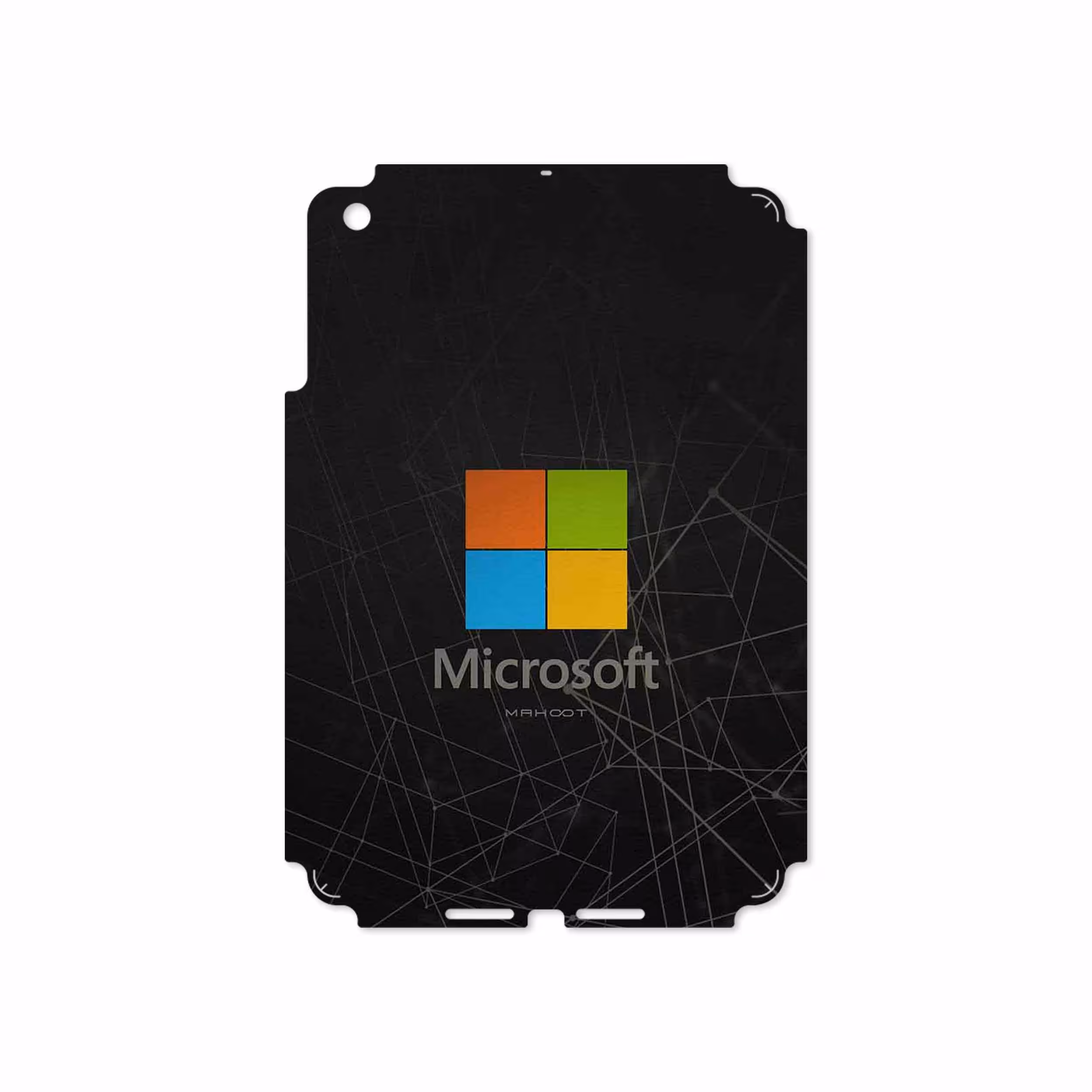 برچسب پوششی ماهوت مدل Microsoft-Logo مناسب برای تبلت اپل iPad mini 2012 A1432