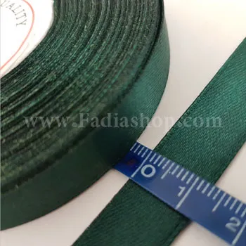روبان 13 ساتن سبز لجنی