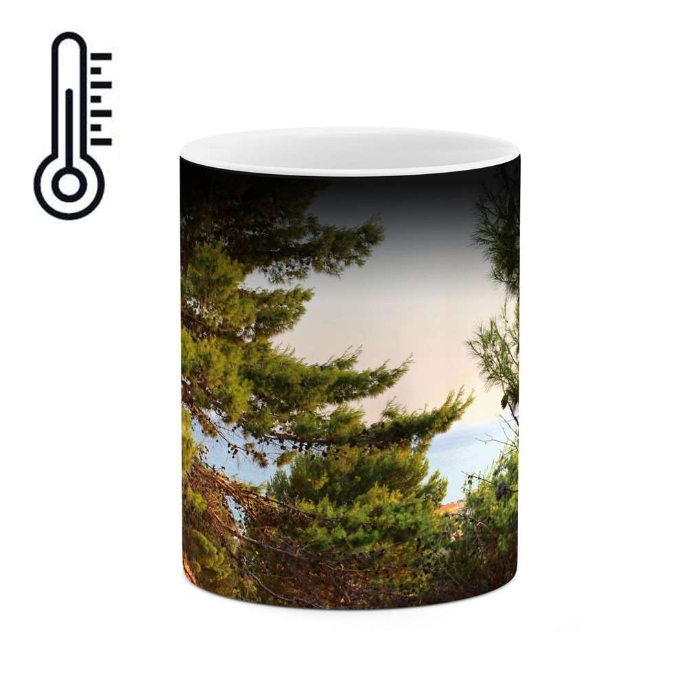 ماگ حرارتی طرح طبیعت و حیات وحش زیبا  مدل mgph14741