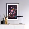 تابلو فورنیمو مدل دکوراتیو عکس‌نوشته گرافیکال و مدرن تلفیقی کد 05289B