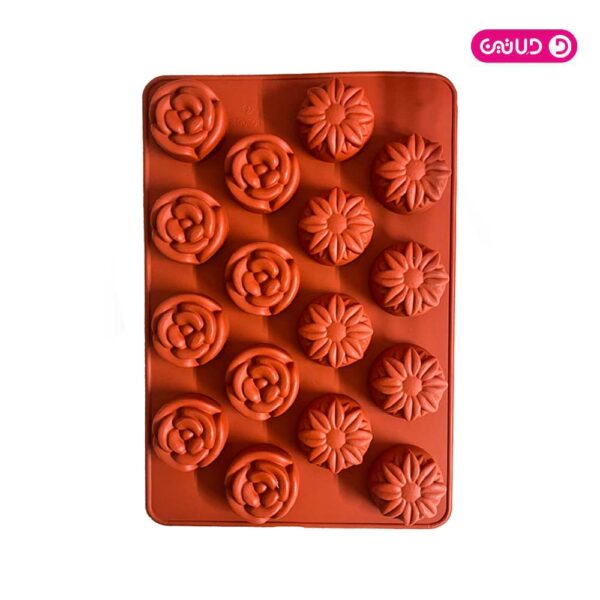 قالب سیلیکونی حلوا رز و آفتابگردان
