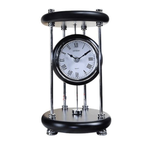 ساعت رومیزی آرتمیس کد 1025 Black Silver مشکی نقره ای