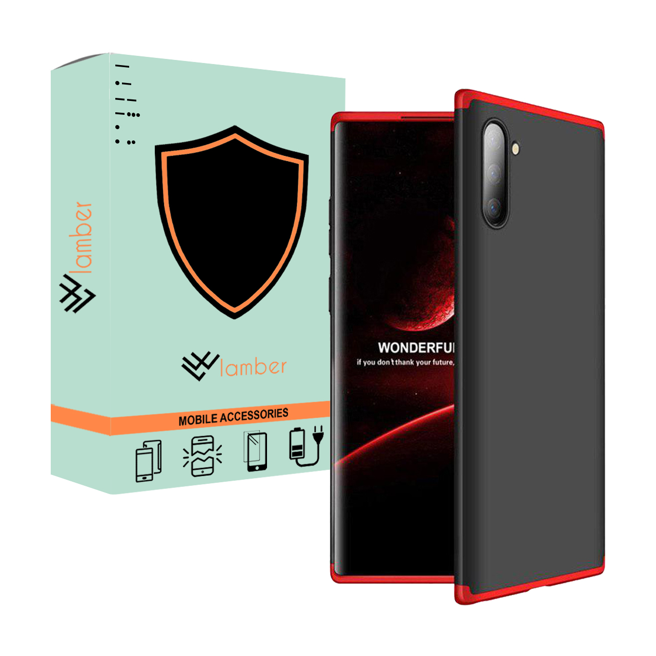  کاور 360 درجه لمبر مدل LAMGK-1 مناسب برای گوشی موبایل سامسونگ Galaxy Note 10