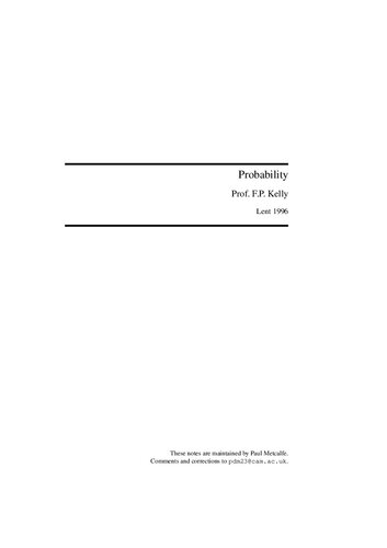 خرید و دانلود نسخه کامل کتاب Probability