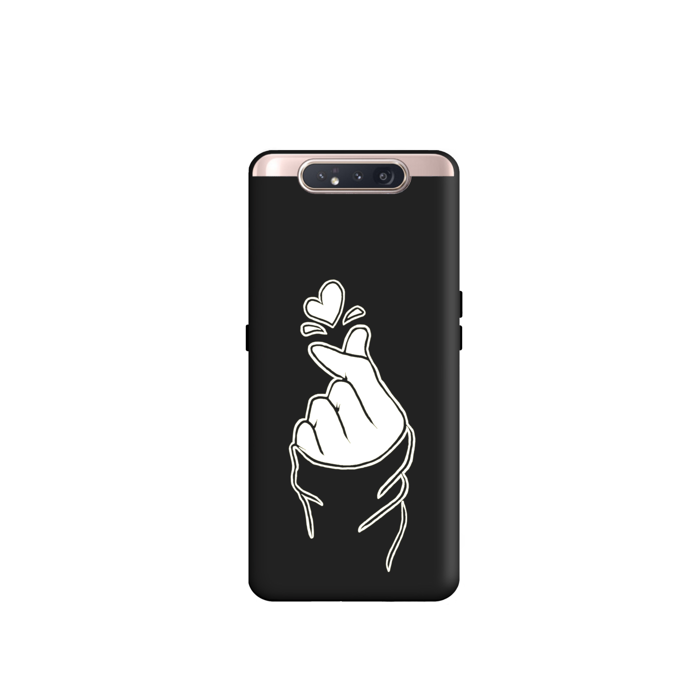 کاور طرح دست عاشقانه کد y1065 مناسب برای گوشی موبایل سامسونگ  Galaxy A80 / A90