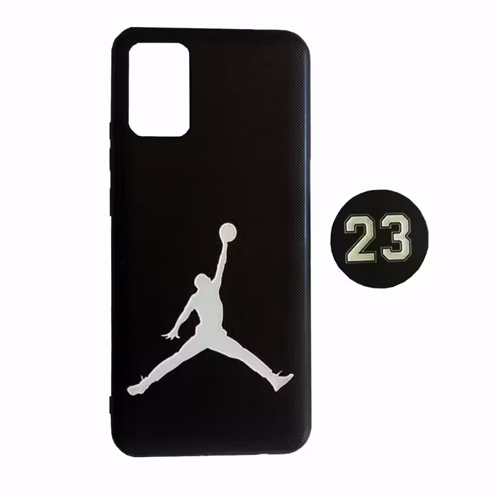 کاور مدل JORDAN0A02s مناسب برای گوشی موبایل سامسونگ Galaxy A02s به همراه پایه نگهدارنده