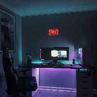 چراغ دیواری نئون دیزاین طرح Pubg-Logo_RD