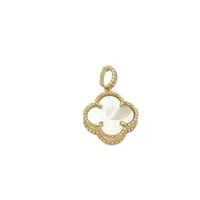 مدال طلای 18 عیار مدل ونکلیف صدفی کد M036