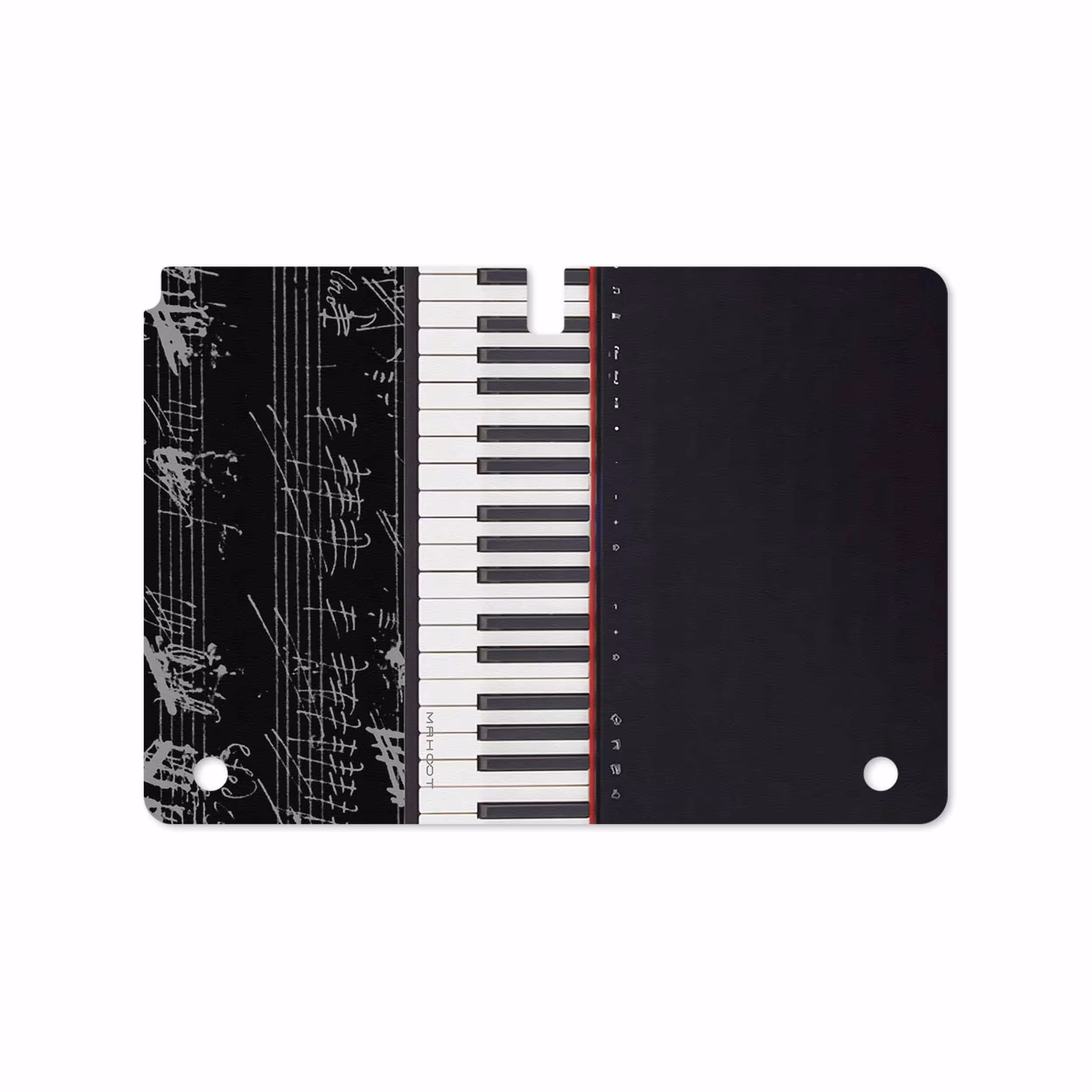 برچسب پوششی ماهوت مدل Piano-Instrument مناسب برای تبلت سامسونگ Galaxy Note 10.1 2012 N8010