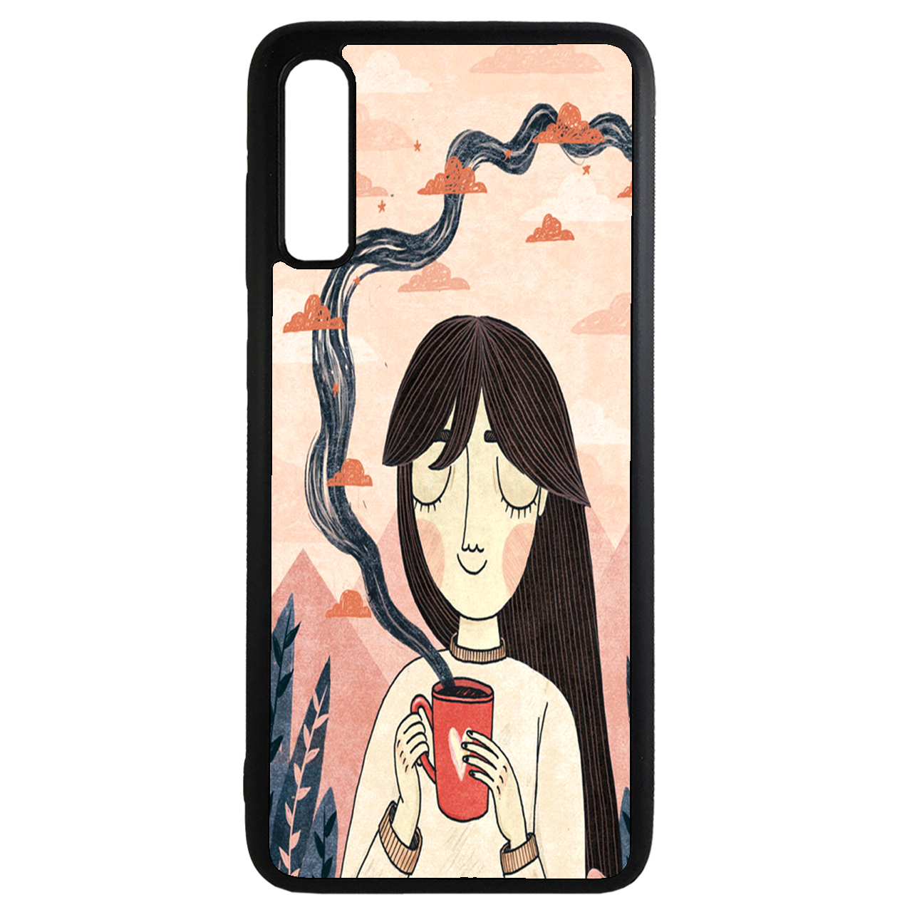 کاور طرح دختر کد 110646 مناسب برای گوشی موبایل سامسونگ galaxy a70