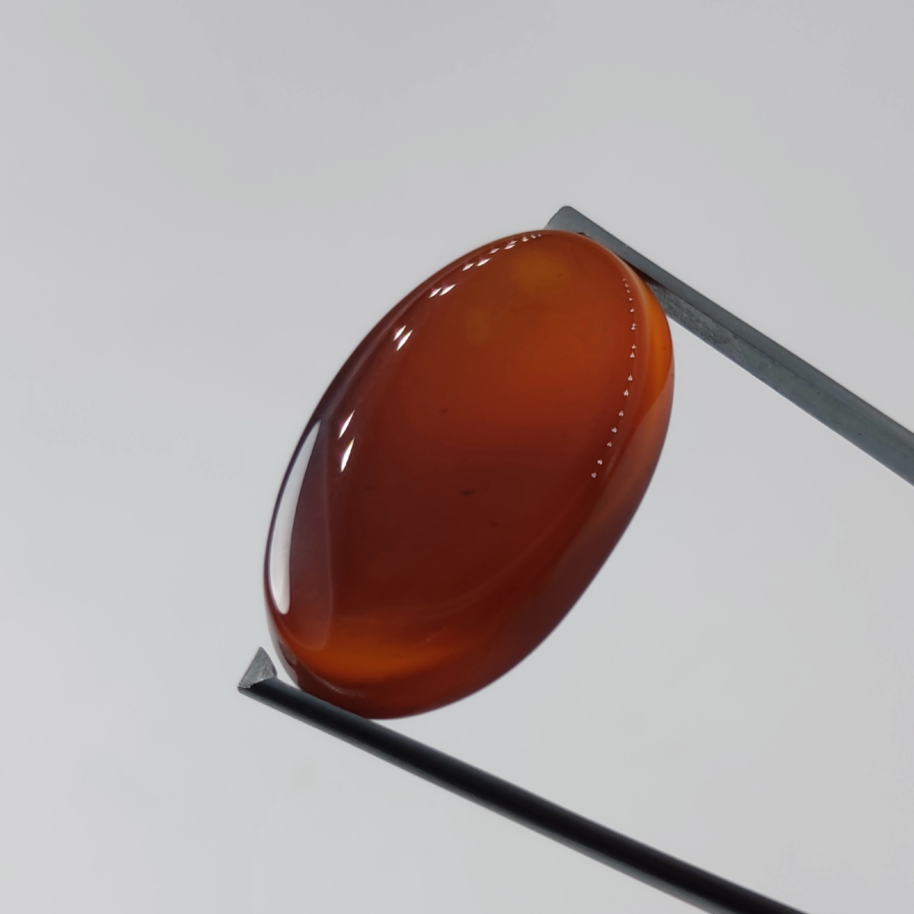 نگین سنگ عقیق سرخ معدنی و طبیعی    