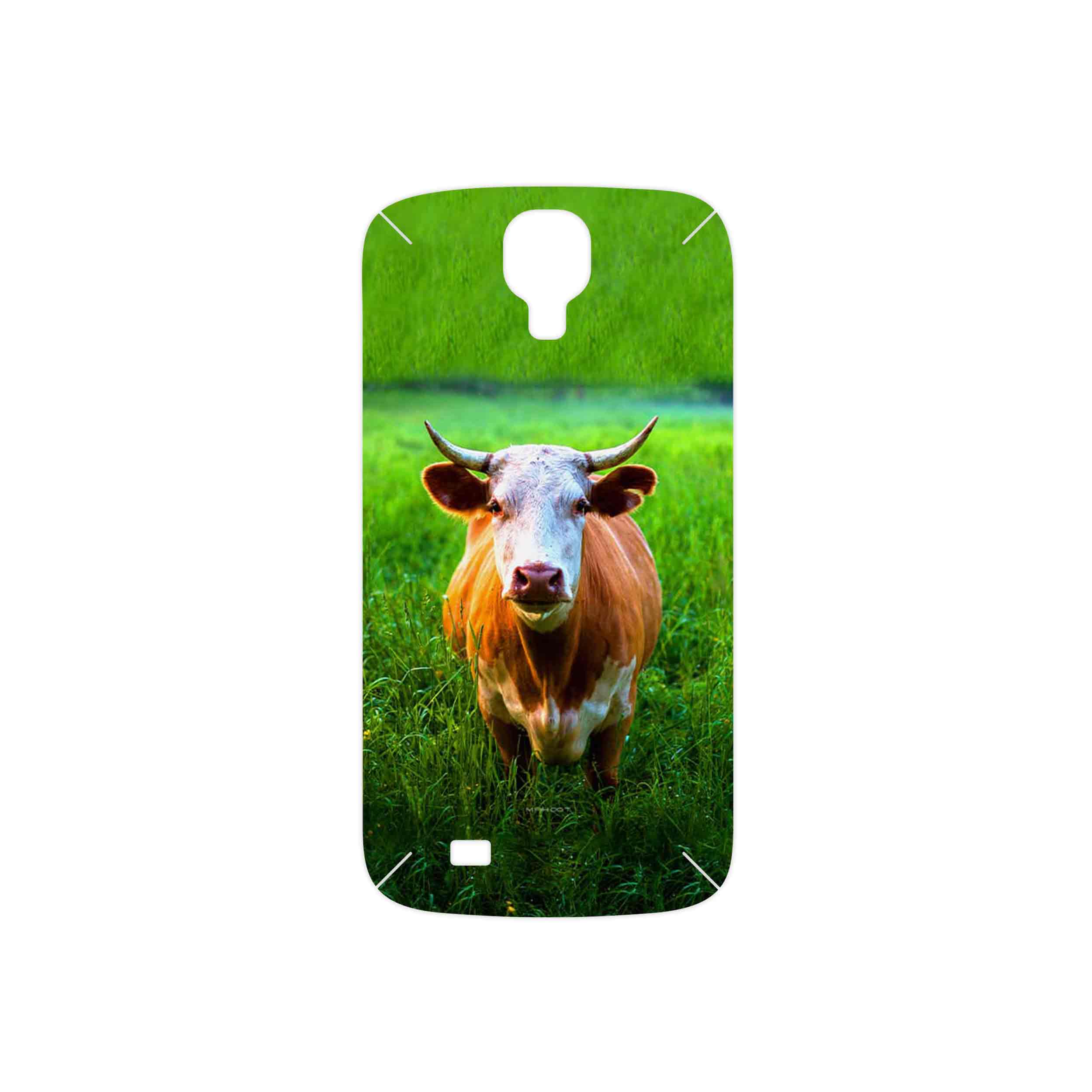 برچسب پوششی ماهوت مدل Cow مناسب برای گوشی موبایل سامسونگ Galaxy S4