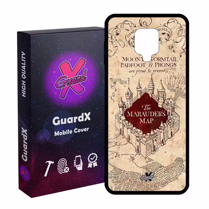 کاور گارد ایکس طرح هری پاتر مدل Glass10490 مناسب برای گوشی موبایل شیائومی Redmi Note9 Pro/Note 9 Pro Max/Redmi Note 9S/MI Poco M2 Pro