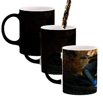 ماگ حرارتی کاکتی طرح بازی Infamous مدل mgh20988