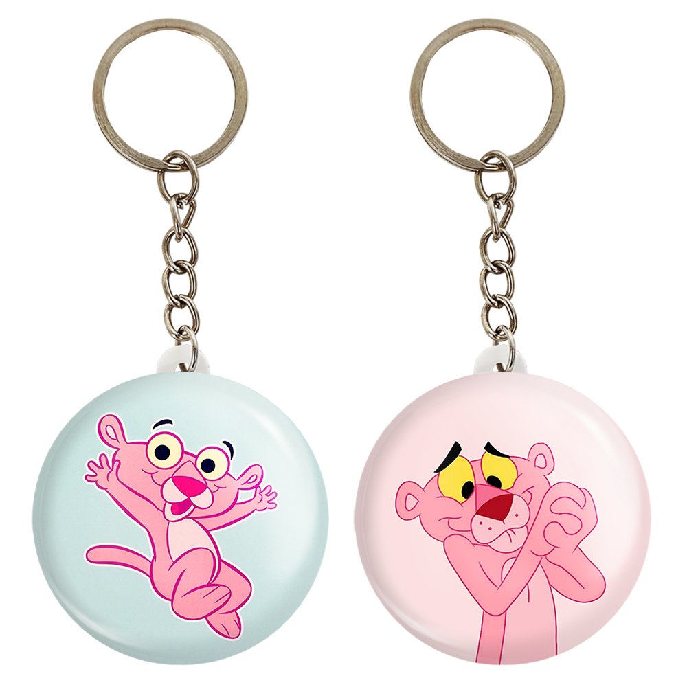 جاکلیدی خندالو مدل پلنگ صورتی کد 14001401 مجموعه 2 عددی