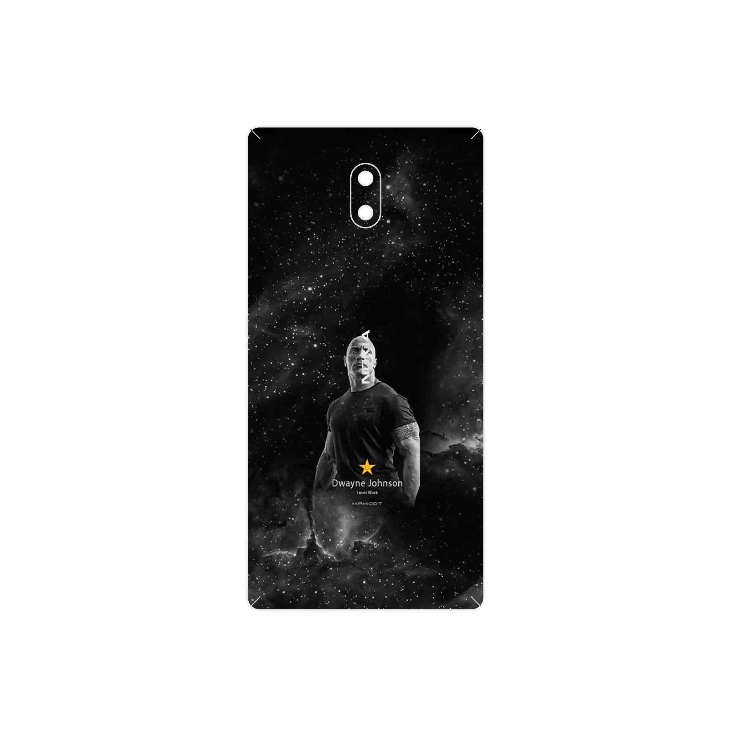 برچسب پوششی ماهوت مدل Dwayne Johnson مناسب برای گوشی موبایل نوکیا 3
