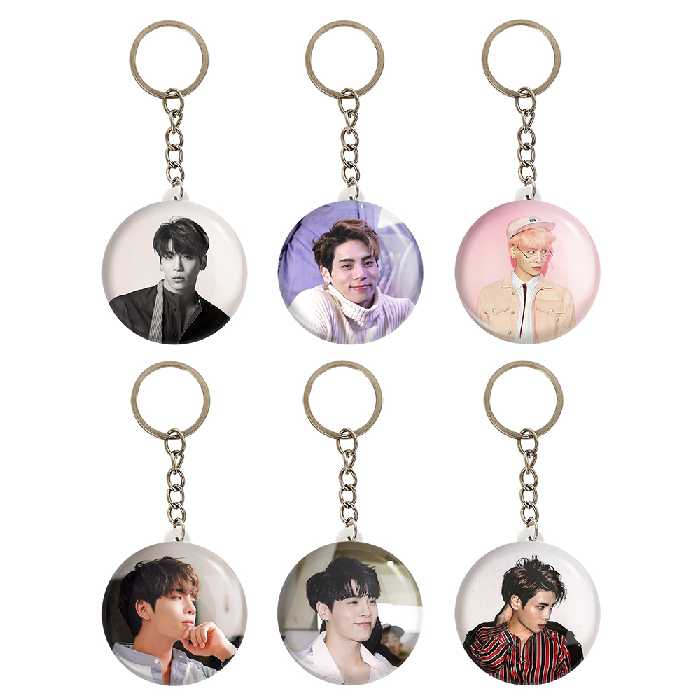 جاکلیدی خندالو مدل جونگهیون گروه شاینی Shinee کد 1281B مجموعه 6 عددی