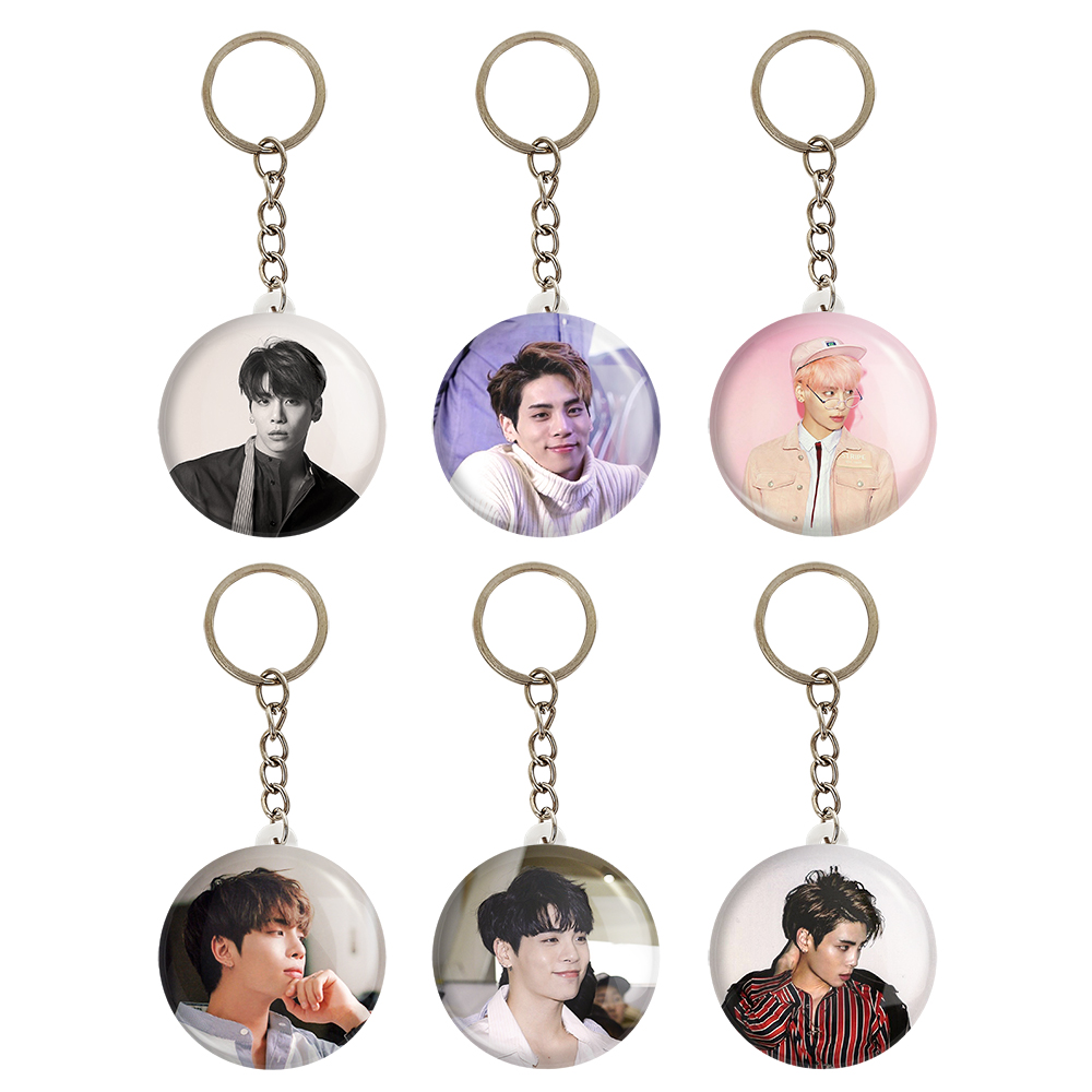 جاکلیدی خندالو مدل جونگهیون گروه شاینی Shinee کد 1281B مجموعه 6 عددی