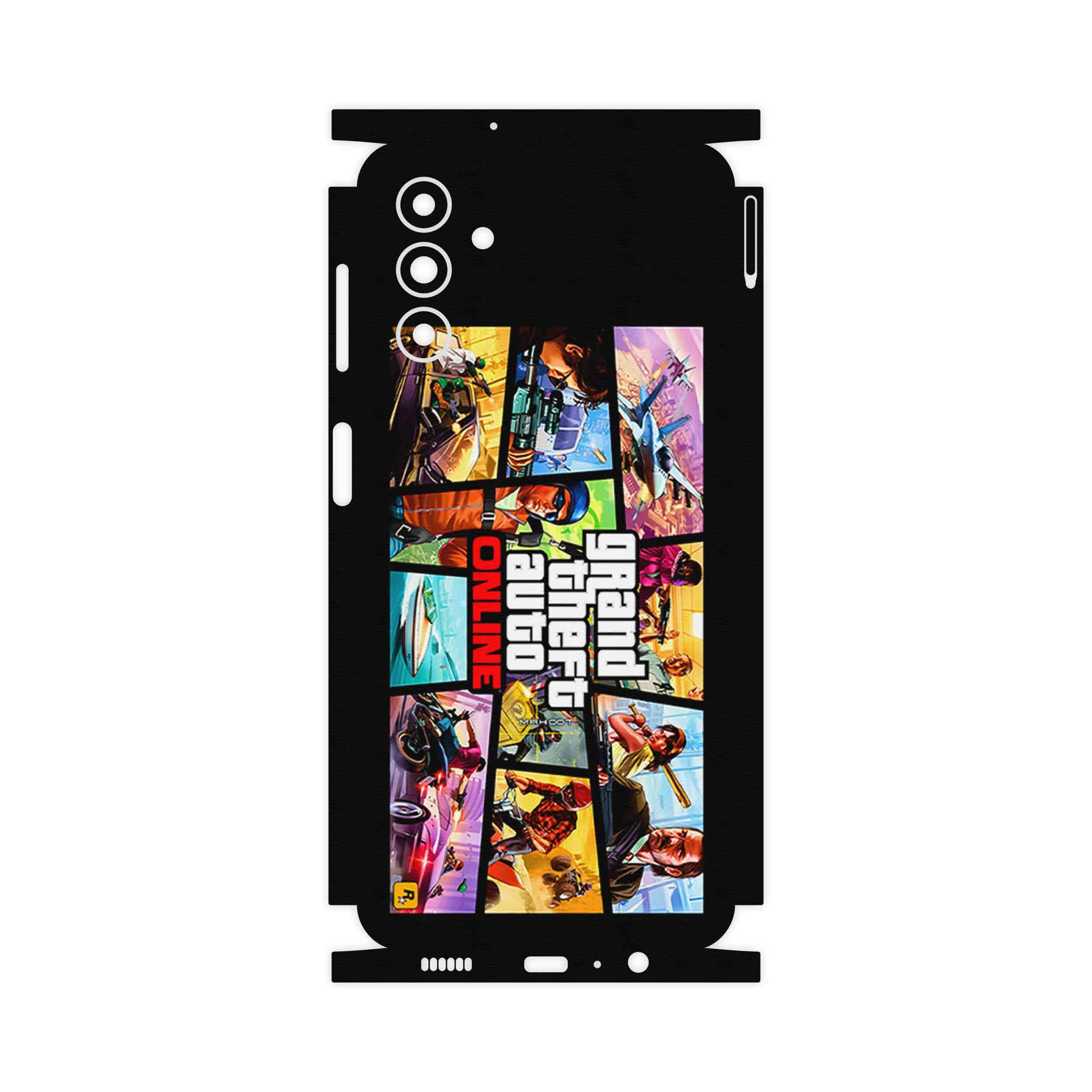 برچسب پوششی ماهوت مدل GTA Online Game Series-FullSkin مناسب برای گوشی موبایل سامسونگ Galaxy A04s
