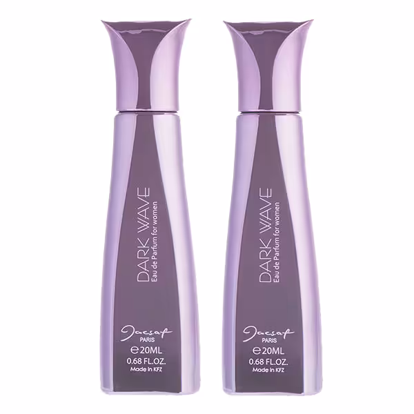 عطر جیبی زنانه ژک ساف مدل دارک ویو حجم 20 میلی لیتر بسته 2 عددی