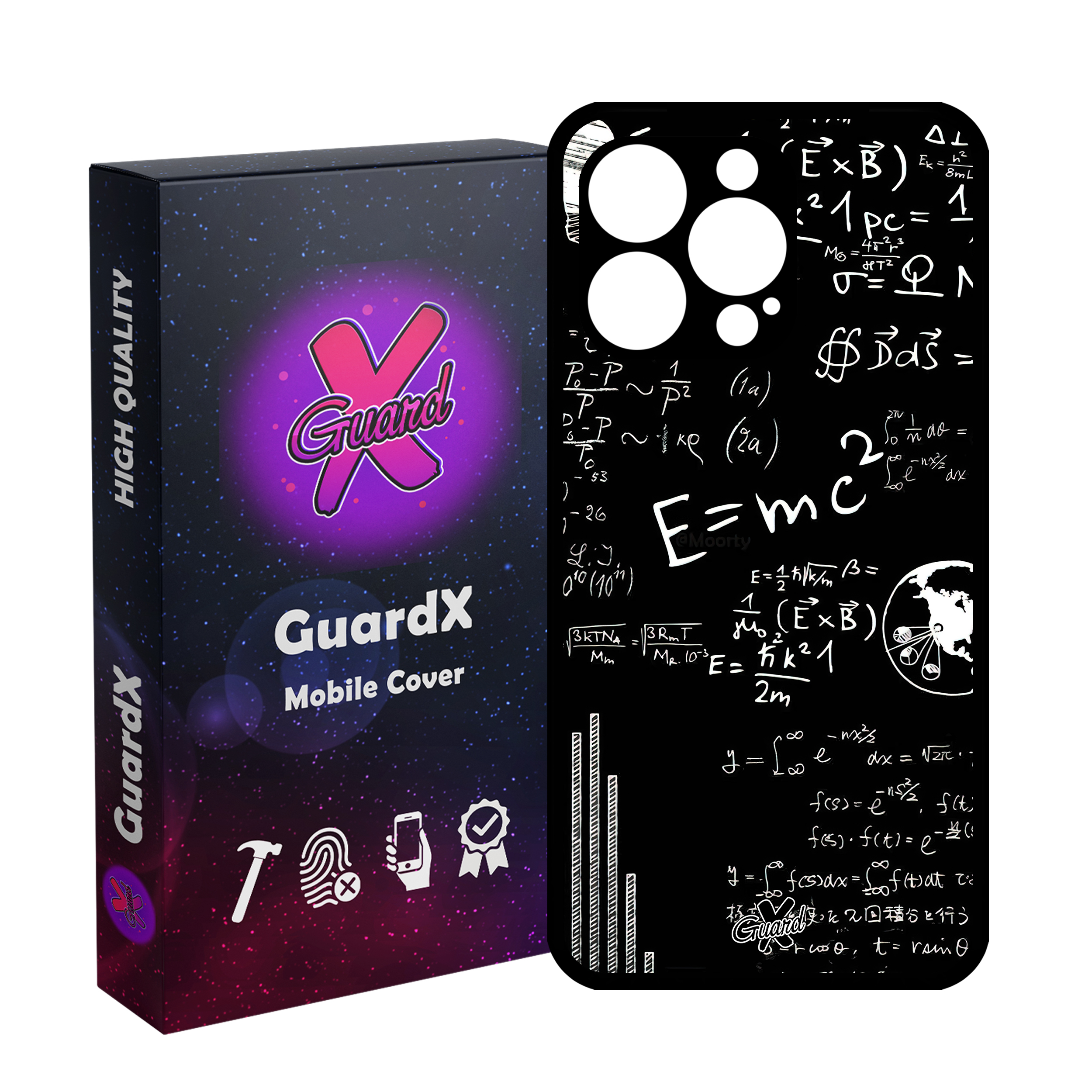 کاور گارد ایکس طرح فیزیک مدل Glass10516 مناسب برای گوشی موبایل اپل iPhone 13 Pro