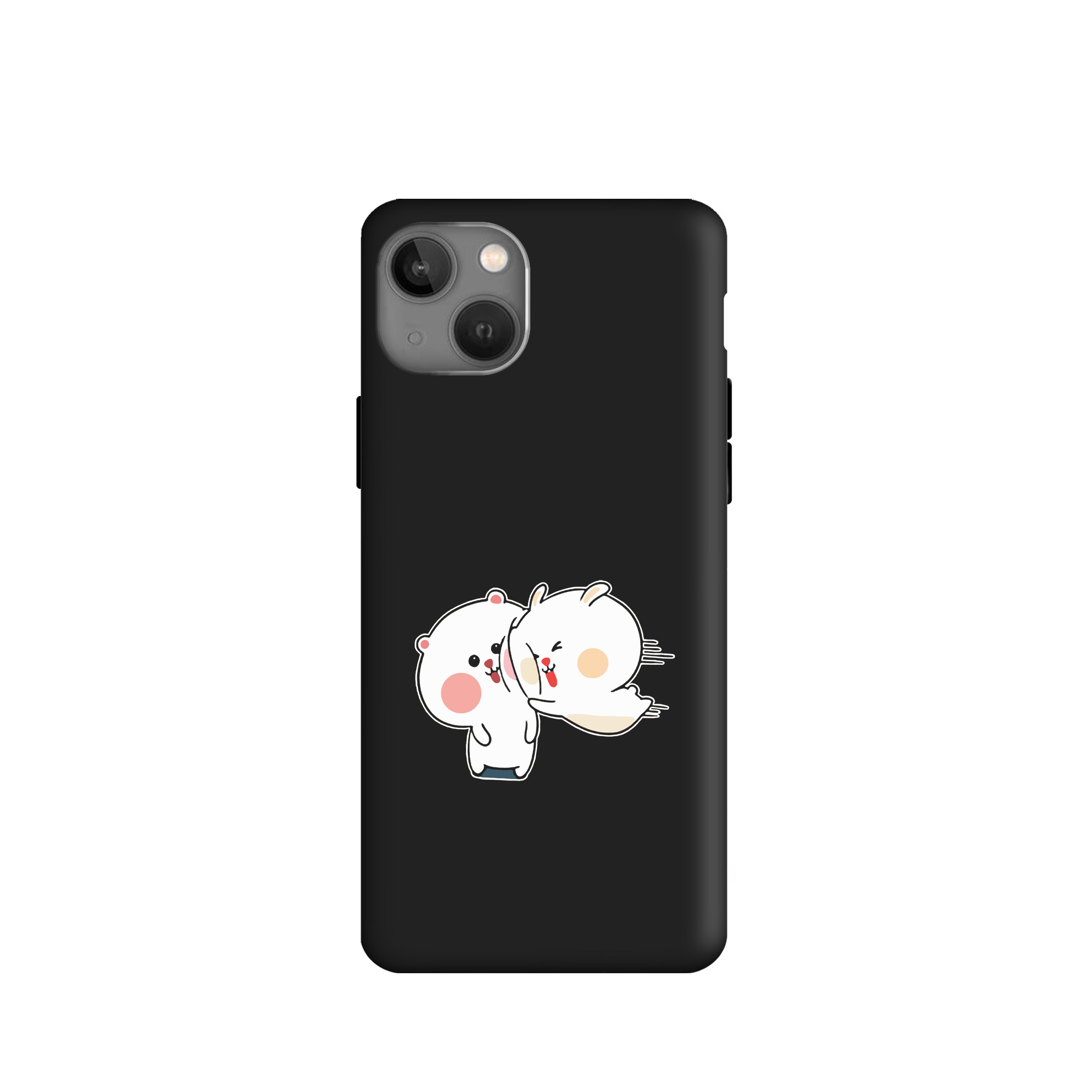 کاور طرح عاشقانه خرگوش کد u4765 مناسب برای گوشی موبایل اپل iPhone 13