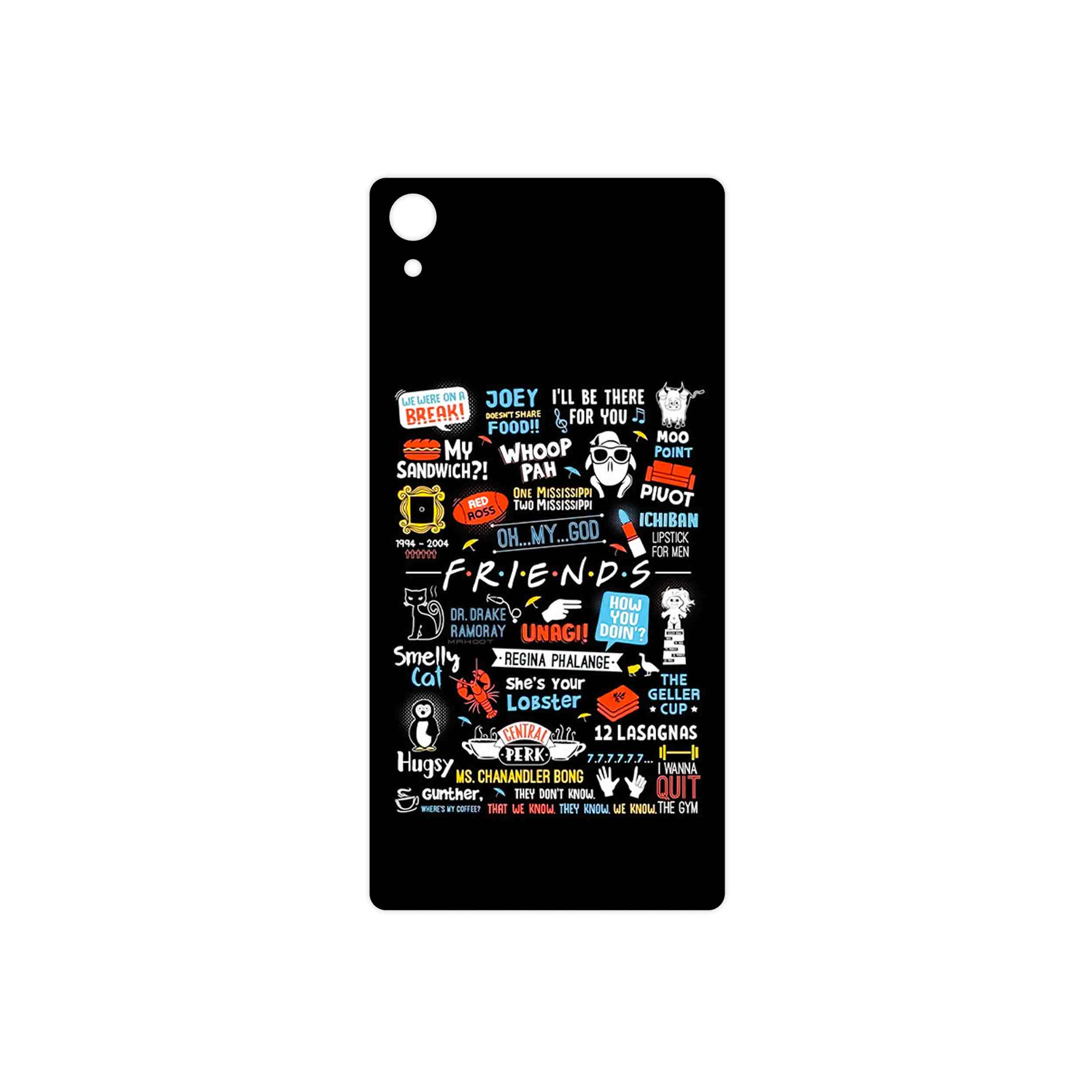 برچسب پوششی ماهوت مدل Friends 2 مناسب برای گوشی موبایل سونی Xperia Z2