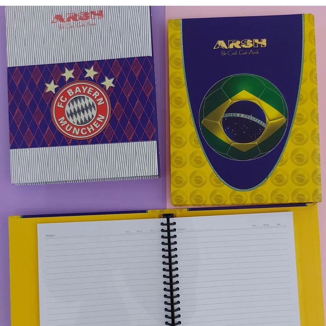 دفتر کلاسوری گیره پلاستیکی100برگ عرش