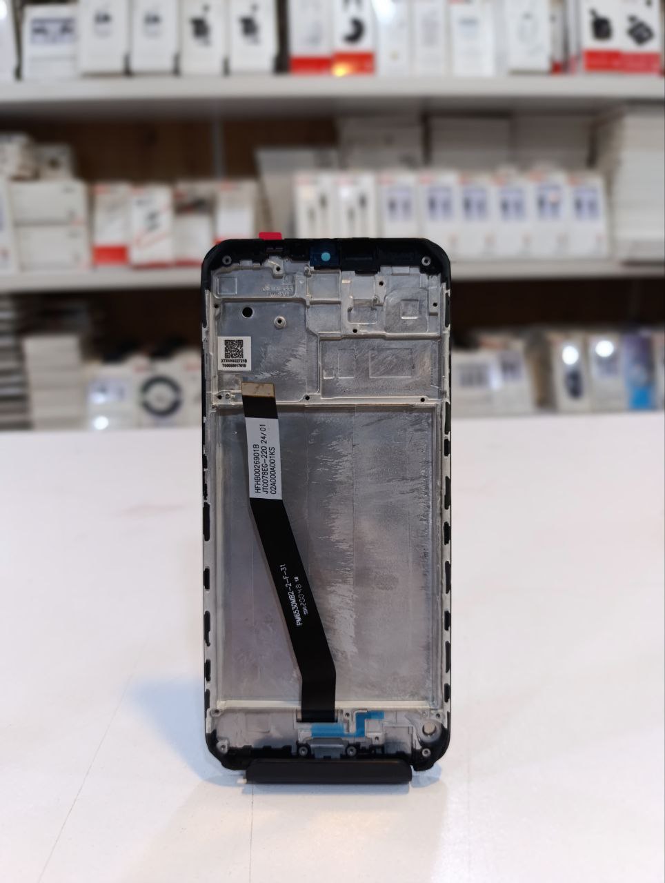LCD Xiaomi Redmi 9 Black ( Frame) Original Service Pack سرویس پک