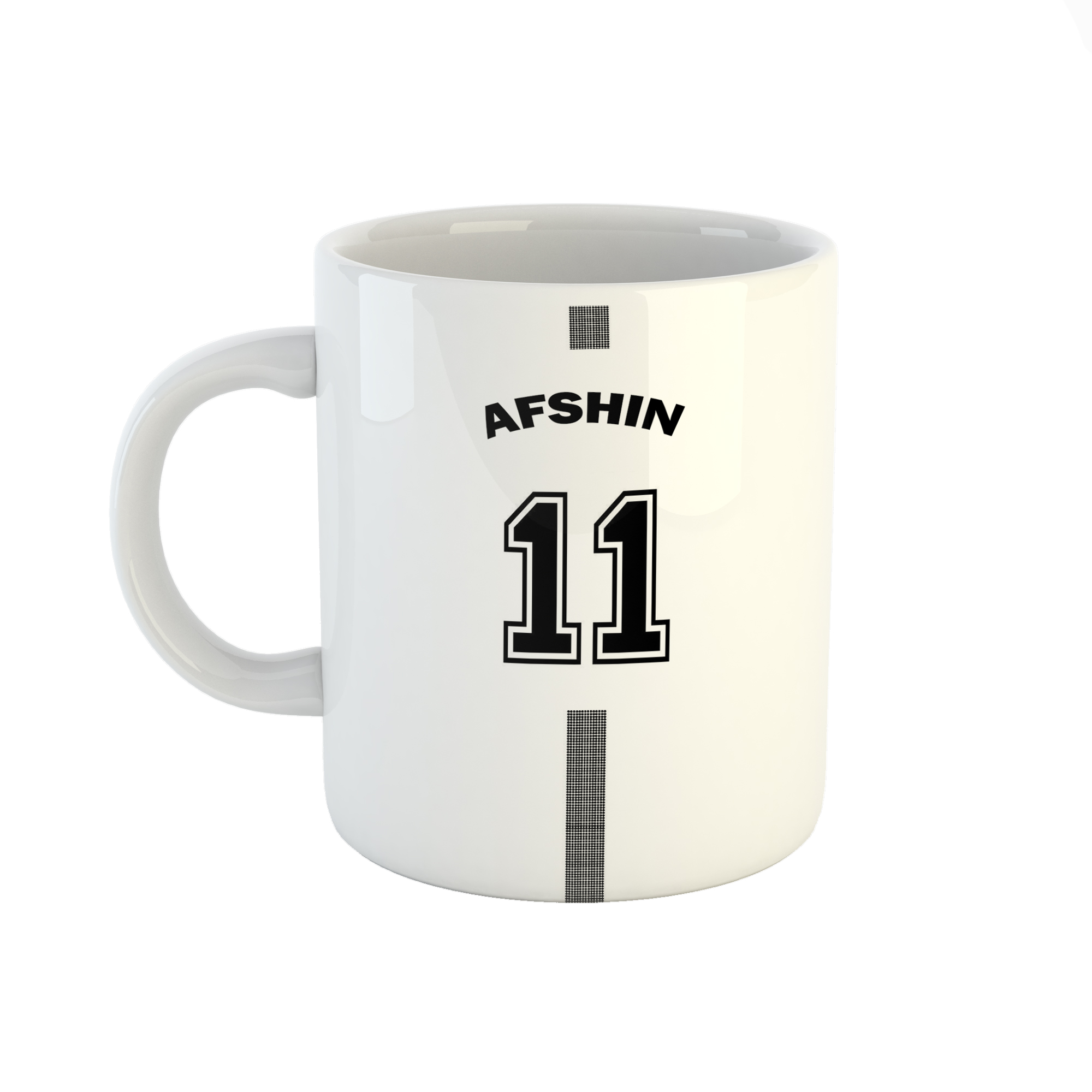 ماگ طرح اسم افشین مدل پاریس سن ژرمن کد 1004