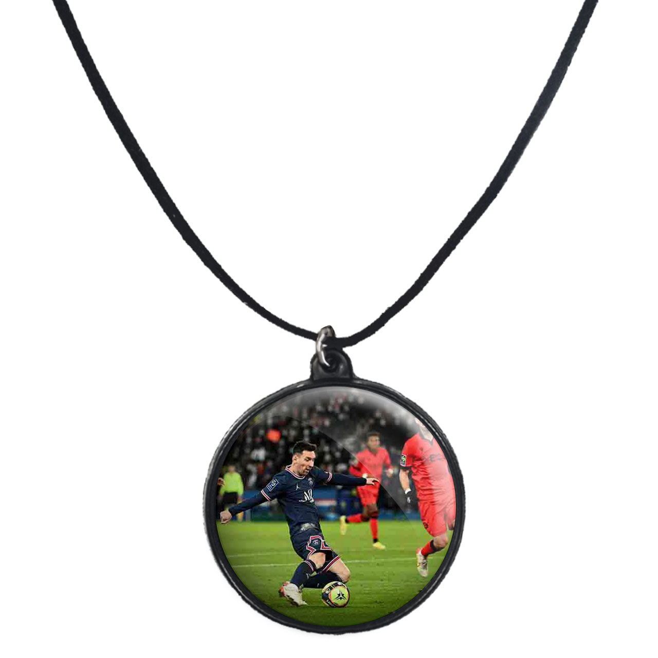 گردنبند پرمانه طرح مسی کد pmb.8873 مدل دو طرفه